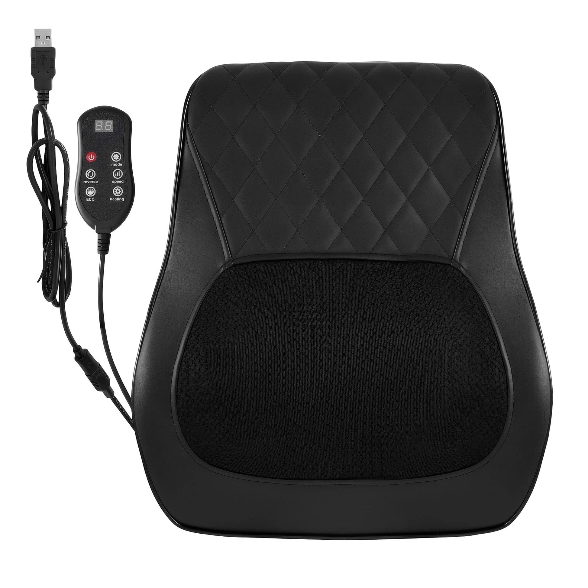 Alona.com.au Health & Beauty > Massage & Relaxation > Massagers Livemor Back Massager with Heat and Traction, Neck and Shoulder Massage Pillow, Ergonomic Backrest for Office Chair & Sofa, Lumbar Support Cushion with 2-Level Thermal Relief, 6 Modes for Cervical & Full Body Pain Relief, Large