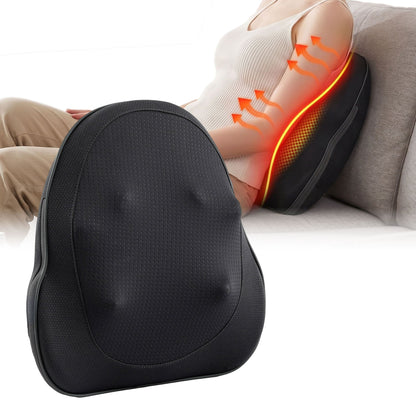 Alona.com.au Health & Beauty > Massage & Relaxation > Massagers Livemor Back Massager with Heat, Cordless Electric Neck & Shoulder Massager Pillow, 3-Speed Deep Tissue Kneading for Lumbar, Thigh & Calf, Portable Muscle Relief for Home & Office Use