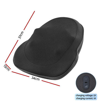 Alona.com.au Health & Beauty > Massage & Relaxation > Massagers Livemor Back Massager with Heat, Cordless Electric Neck & Shoulder Massager Pillow, 3-Speed Deep Tissue Kneading for Lumbar, Thigh & Calf, Portable Muscle Relief for Home & Office Use