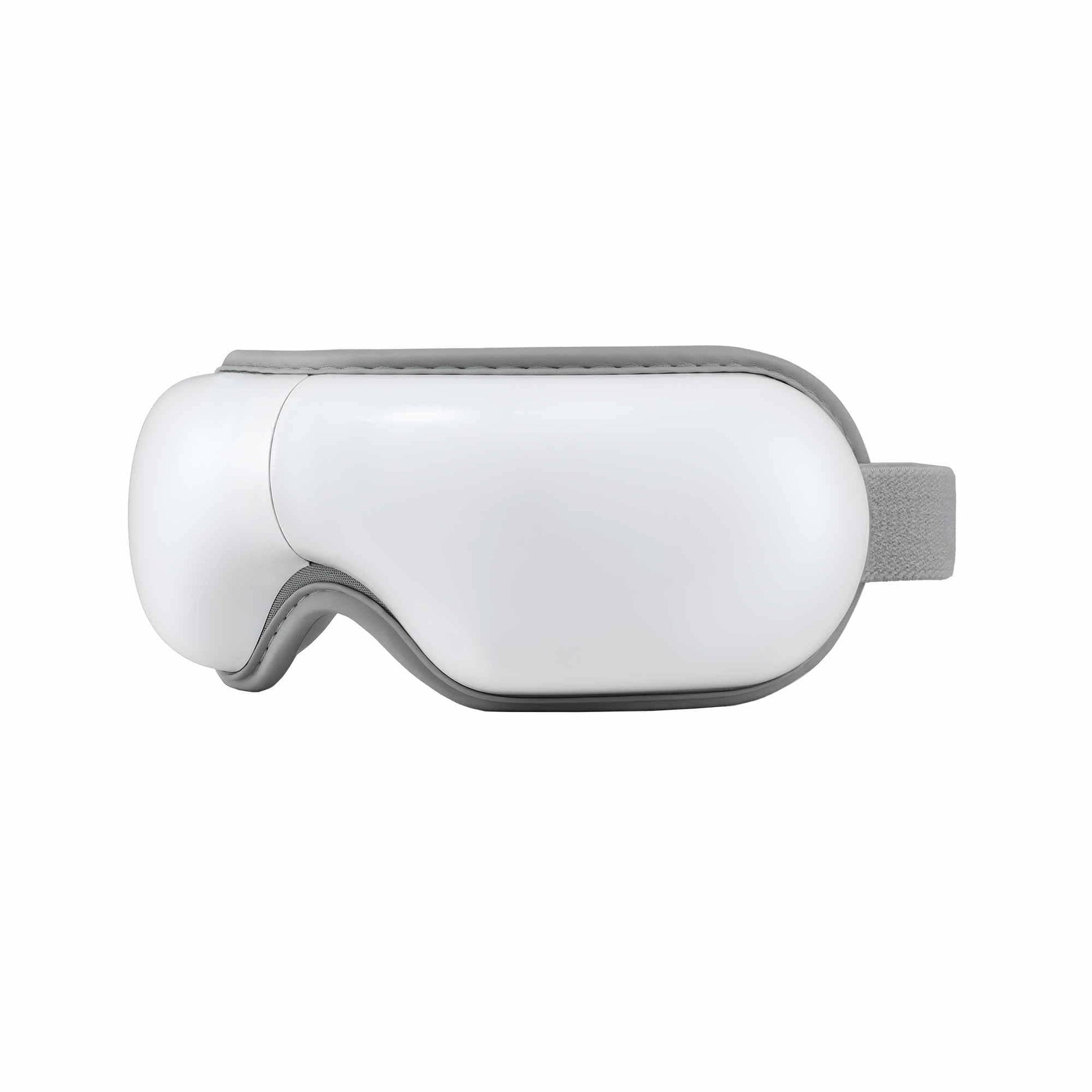 Alona.com.au Health & Beauty > Massage & Relaxation > Massagers Livemor Eye Massager with Heat & Vibration | 180° Foldable Electric Eye Heat Mask with Bluetooth Music for Fatigue Relief | Rechargeable 3D Wrap-Around Temple Massager, White