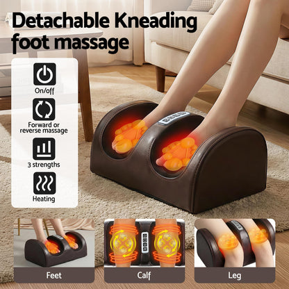 Alona.com.au Health & Beauty > Massage & Relaxation > Massagers Livemor Massage Mat Kneading Neck Foot Massager Heated Vibration Airbag Mattress