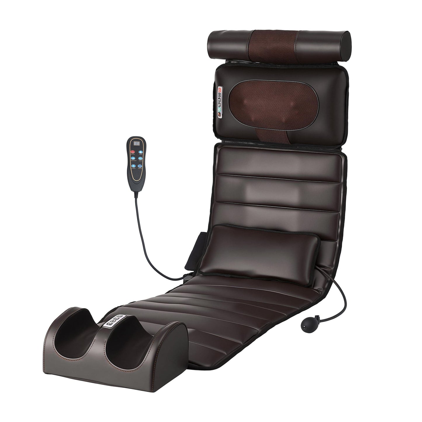 Alona.com.au Health & Beauty > Massage & Relaxation > Massagers Livemor Massage Mat Kneading Neck Foot Massager Heated Vibration Airbag Mattress