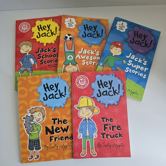 Alona.com.au Hey Jack 5x Book Bundle by Sally Rippin Paperback Children