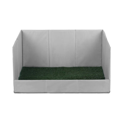 Alona.com.au Home & Garden > Artificial Plants > Artificial Grass Prime Turf Foldable Dog Grass Potty Pad High Wall Tray for Apartment Balcony RV travel L