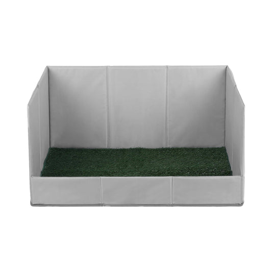 Alona.com.au Home & Garden > Artificial Plants > Artificial Grass Prime Turf Foldable Dog Grass Potty Pad High Wall Tray for Apartment Balcony RV travel L