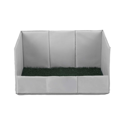 Alona.com.au Home & Garden > Artificial Plants > Artificial Grass Prime Turf Foldable Dog Grass Potty Pad High Wall Tray for Apartment Balcony RV travel