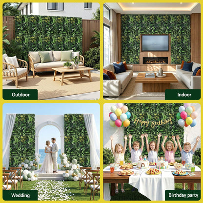 Alona.com.au Home & Garden > Artificial Plants > Artificial Wall Plants Gardeon 4PCS Artificial Plant Wall Panels 40X60CM Boxwood Panel Backyard Hedge Grass Backdrop Green Decor
