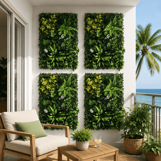 Alona.com.au Home & Garden > Artificial Plants > Artificial Wall Plants Gardeon 4PCS Artificial Plant Wall Panels 40X60CM Boxwood Panel Backyard Hedge Grass Backdrop Green Decor