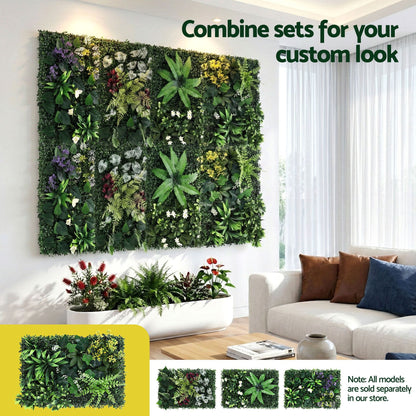 Alona.com.au Home & Garden > Artificial Plants > Artificial Wall Plants Gardeon 4PCS Artificial Plant Wall Panels 40X60CM Boxwood Panel Backyard Hedge Grass Backdrop Green Decor