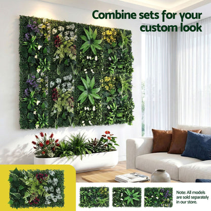 Alona.com.au Home & Garden > Artificial Plants > Artificial Wall Plants Gardeon 4PCS Artificial Plant Wall Panels 40X60CM Boxwood Panel Flower Backdrop Backyard Green Decor