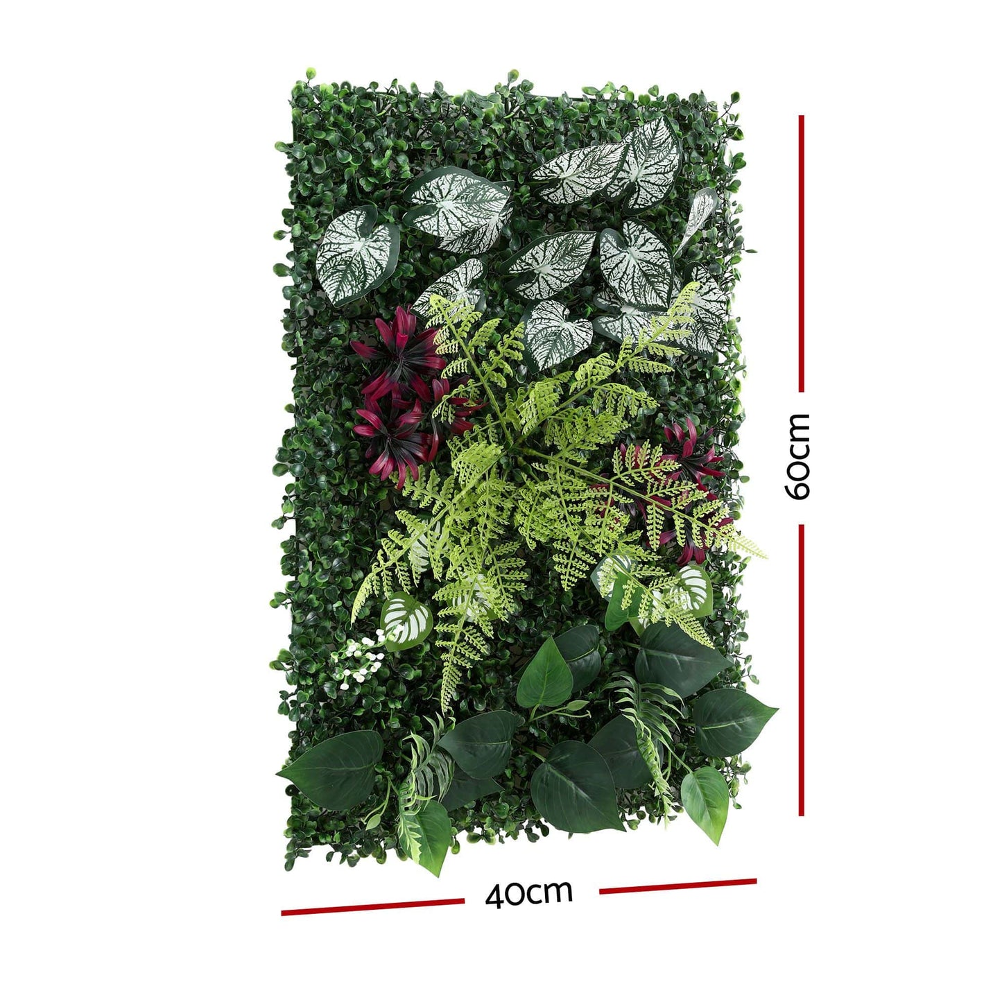 Alona.com.au Home & Garden > Artificial Plants > Artificial Wall Plants Gardeon 4PCS Artificial Plant Wall Panels 40X60CM Boxwood Panel Flower Backdrop Backyard Green Decor