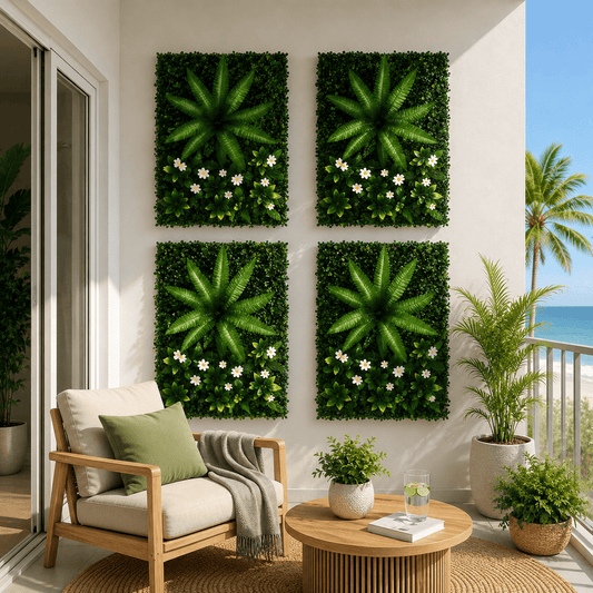 Alona.com.au Home & Garden > Artificial Plants > Artificial Wall Plants Gardeon 4PCS Artificial Plant Wall Panels 40X60CM Boxwood Panel Leaf Backdrop Backyard Green Decor