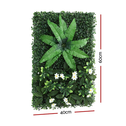 Alona.com.au Home & Garden > Artificial Plants > Artificial Wall Plants Gardeon 4PCS Artificial Plant Wall Panels 40X60CM Boxwood Panel Leaf Backdrop Backyard Green Decor