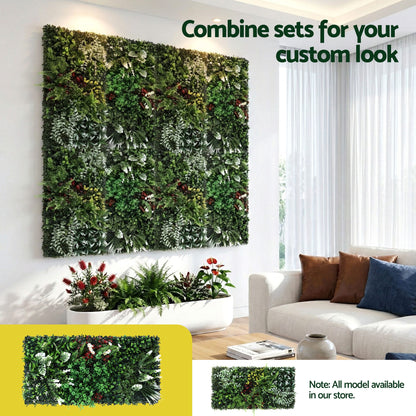 Alona.com.au Home & Garden > Artificial Plants > Artificial Wall Plants Gardeon Artificial Plant Wall Panels 50X100CM Boxwood Panel Hedge Grass Backdrop Green Decor Backyard