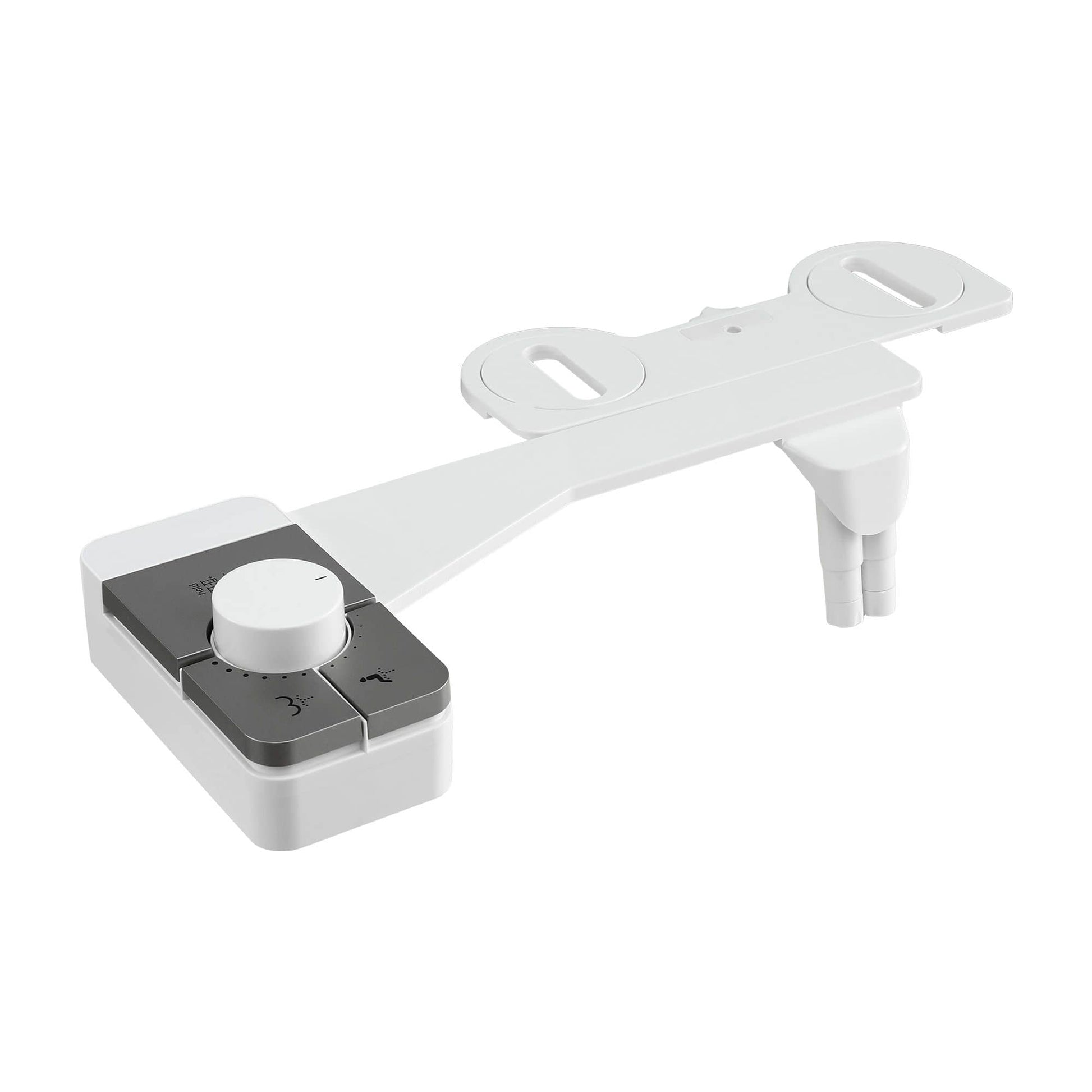 Alona.com.au Home & Garden > Bathroom Accessories > Toilet & Bidet Accessories Cefito Non-Electric Ultra-Slim Bidet Attachment Detachable Bidet with Dual Nozzle Frontal & Rear Wash Adjustable Water Pressure Cold Water Toilet Bide