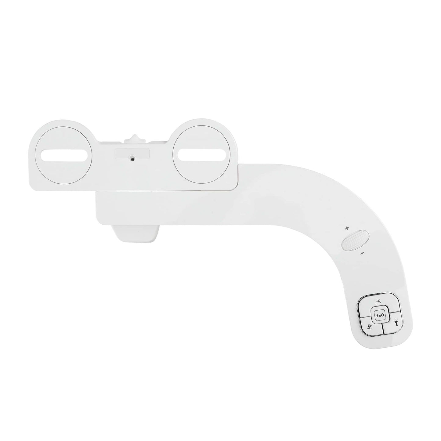 Alona.com.au Home & Garden > Bathroom Accessories > Toilet & Bidet Accessories Cefito Ultra-Slim Bidet Attachment Detachable Bidet with Self-Cleaning Dual Nozzle Non-Electric Adjustable Water Pressure, Cold Water Toilet Bide