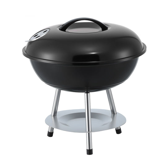 Alona.com.au Home & Garden > BBQ > BBQs & Accessories Grillz Charcoal BBQ Grill Portable with Lid for Camping Outdoor