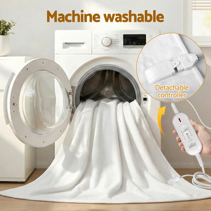 Alona.com.au Home & Garden > Bedding > Blankets & Throws Giselle Electric Blanket King Single Heated Fully Fitted Washable Pad Winter Warm