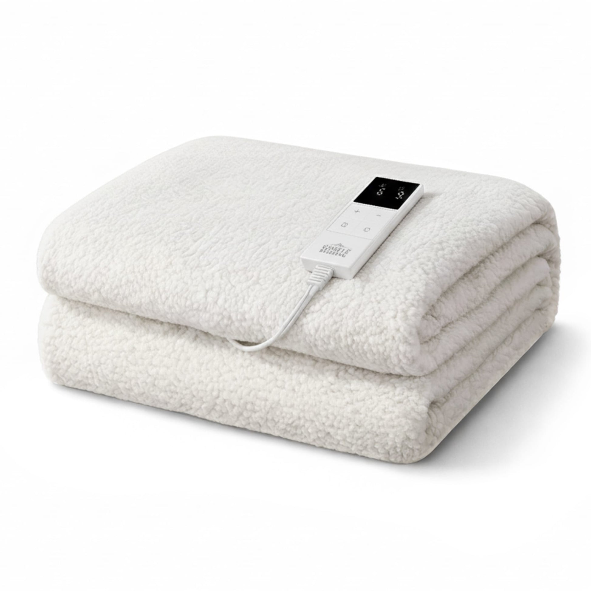 Alona.com.au Home & Garden > Bedding > Blankets & Throws Giselle Electric Blanket LED Remote Sherpa Fleece Underlay Fully Fitted Machine Washable King Single