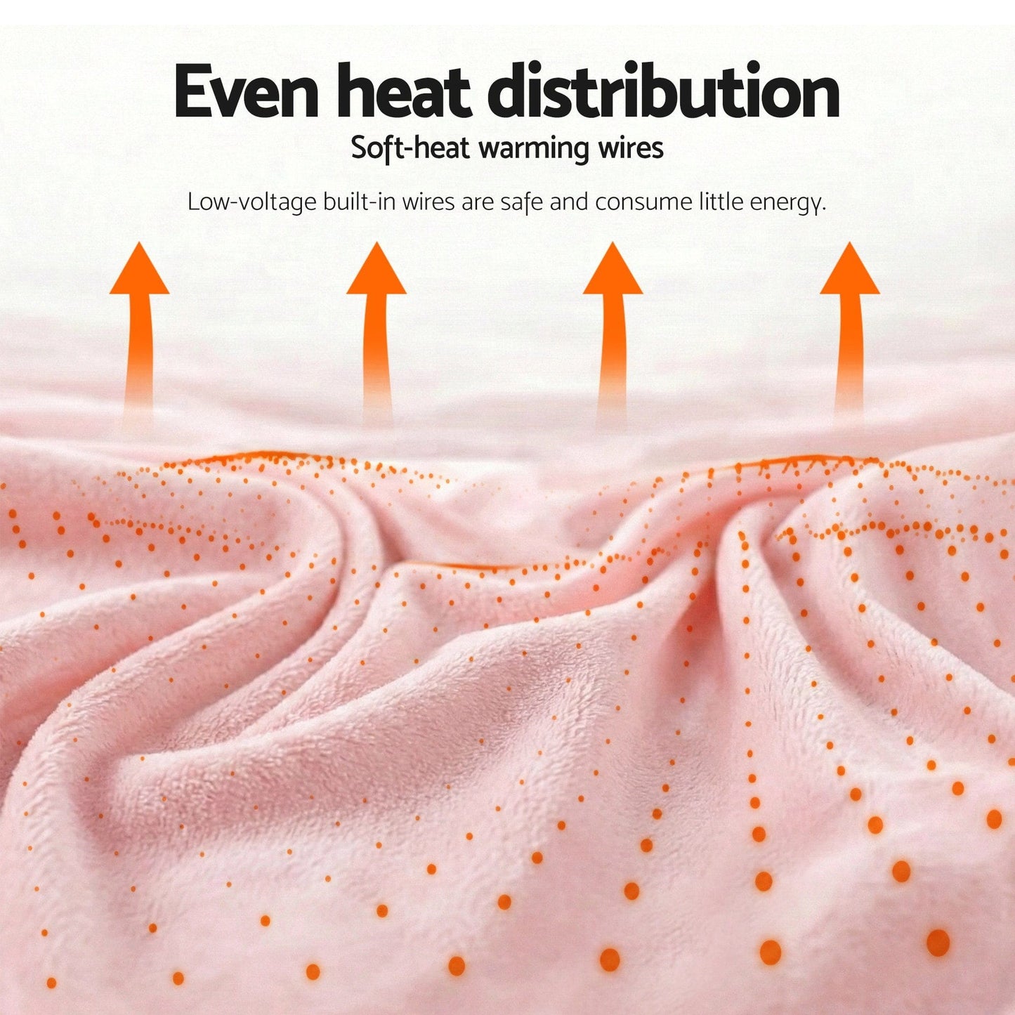 Alona.com.au Home & Garden > Bedding > Blankets & Throws Giselle Electric Throw Rug Dual Side Fleece Flannel Heated Blanket Pink