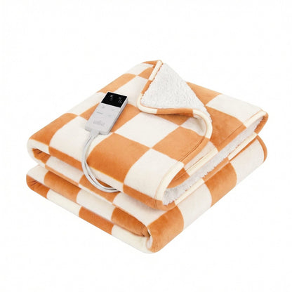 Alona.com.au Home & Garden > Bedding > Blankets & Throws Giselle Electric Throw Rug Dual Side Fleece Flannel Heated Blanket Yellow