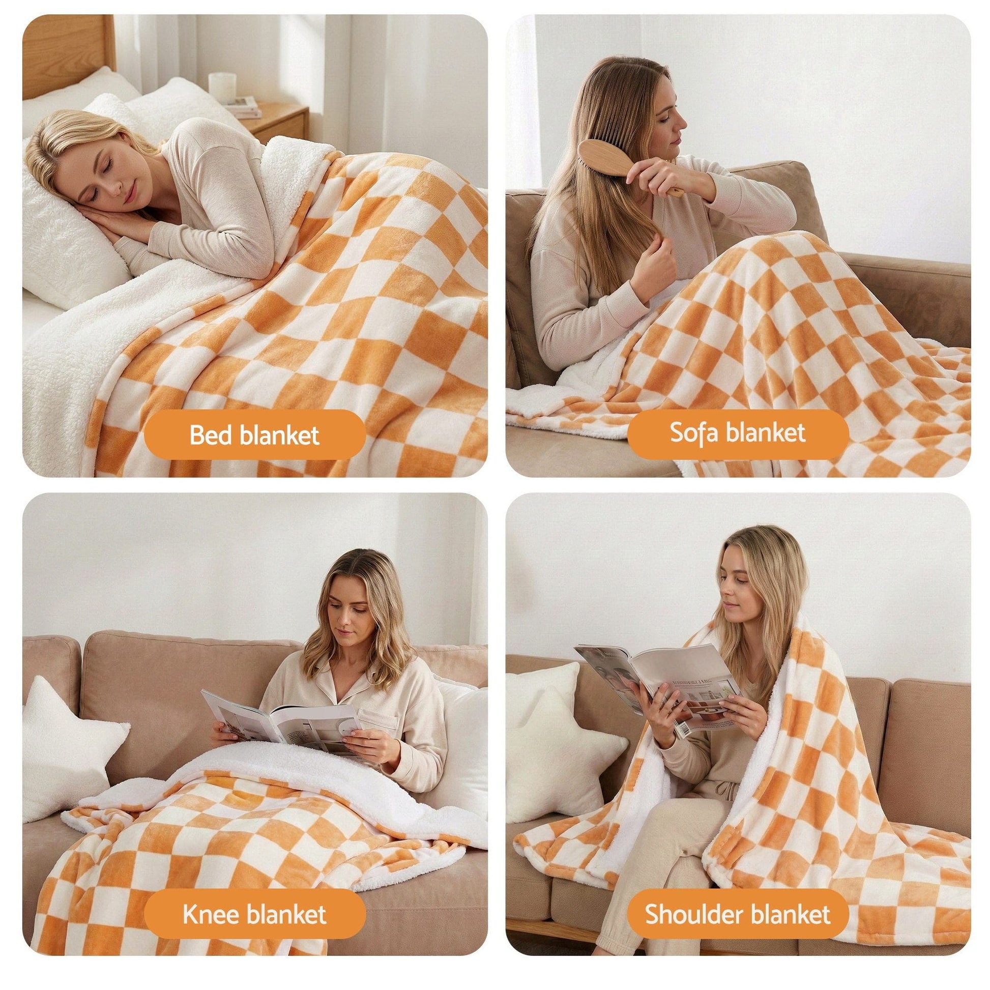 Alona.com.au Home & Garden > Bedding > Blankets & Throws Giselle Electric Throw Rug Dual Side Fleece Flannel Heated Blanket Yellow
