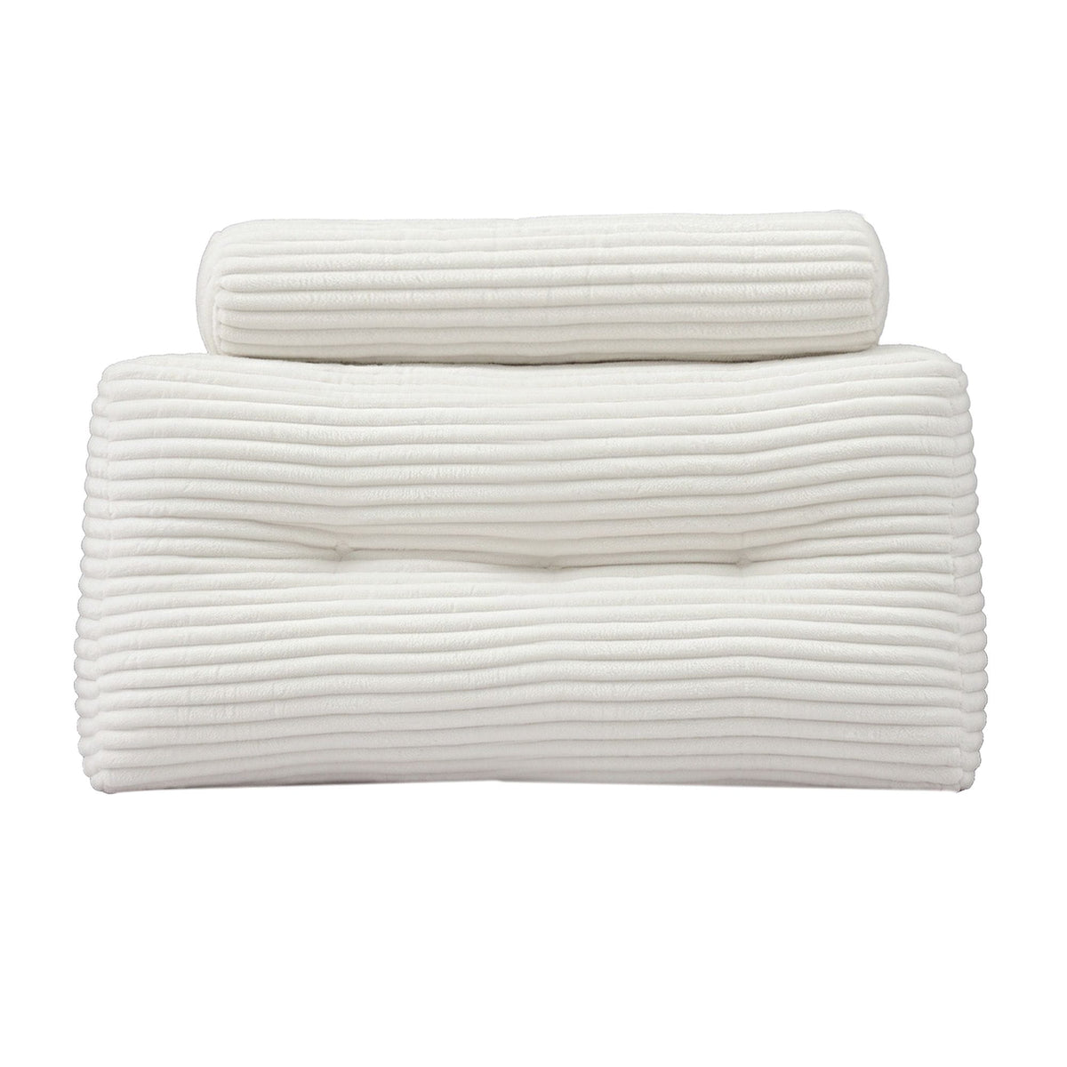 Alona.com.au Home & Garden > Bedding > Pillows Giselle wedge pillow headboard with non-flattening shredded foam core, perfect for dorm reading or sofa lap desk, 330g corduroy cover, side pockets, King Single