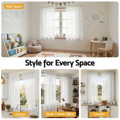 Alona.com.au Home & Garden > Curtains > Curtains & Drapes Artiss Blockout Curtains 2X 132x160cm Light Filtering Window Drapes Rod Pocket