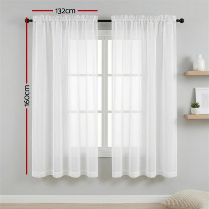 Alona.com.au Home & Garden > Curtains > Curtains & Drapes Artiss Blockout Curtains 2X 132x160cm Light Filtering Window Drapes Rod Pocket