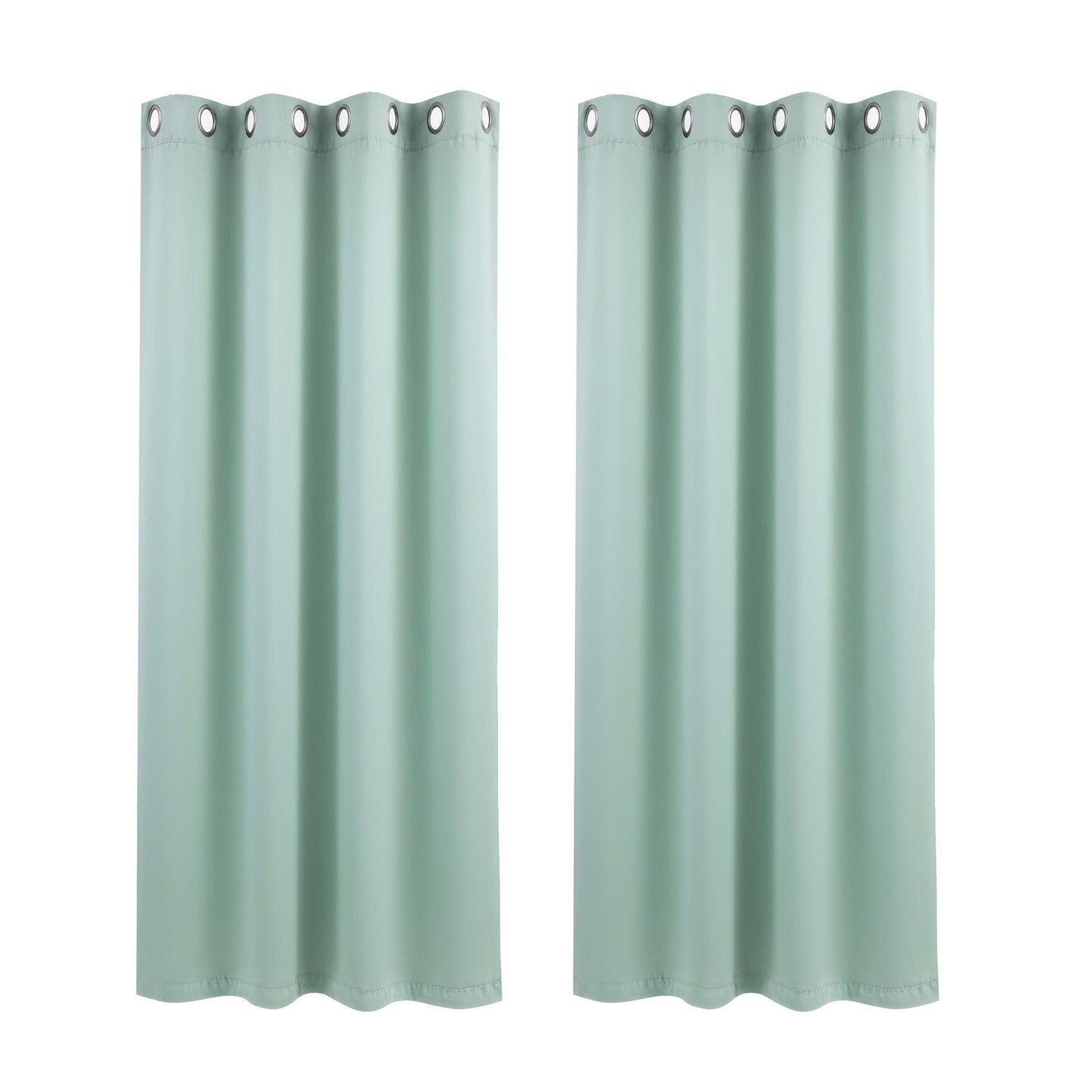 Alona.com.au Home & Garden > Curtains > Curtains & Drapes Artiss Blockout Curtains 2X 132x160cm Thermal Insulated Eyelet Drapes Green