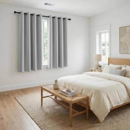 Alona.com.au Home & Garden > Curtains > Curtains & Drapes Artiss Blockout Curtains 2X 132x160cm Thermal Insulated Eyelet Drapes Grey