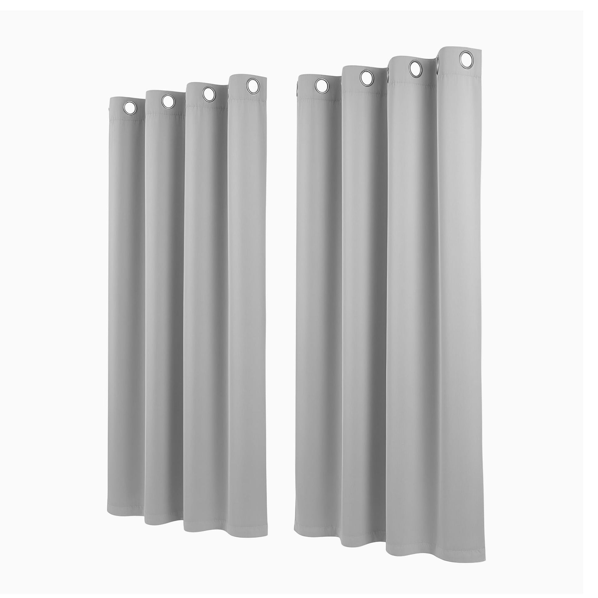 Alona.com.au Home & Garden > Curtains > Curtains & Drapes Artiss Blockout Curtains 2X 132x160cm Thermal Insulated Eyelet Drapes Grey