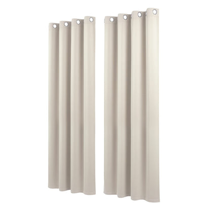 Alona.com.au Home & Garden > Curtains > Curtains & Drapes Artiss Blockout Curtains 2X 132x213cm Thermal Insulated Eyelet Drapes Beige