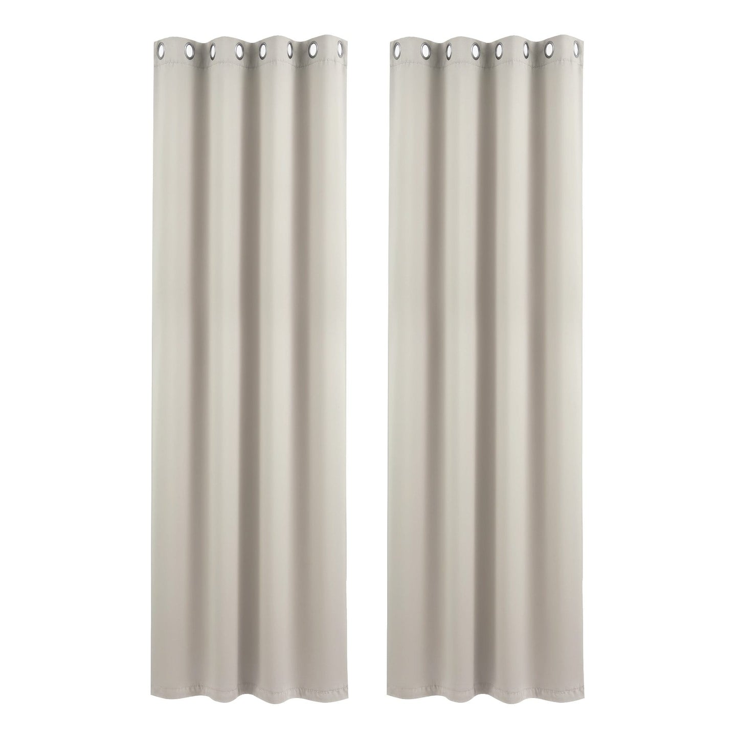 Alona.com.au Home & Garden > Curtains > Curtains & Drapes Artiss Blockout Curtains 2X 132x213cm Thermal Insulated Eyelet Drapes Beige