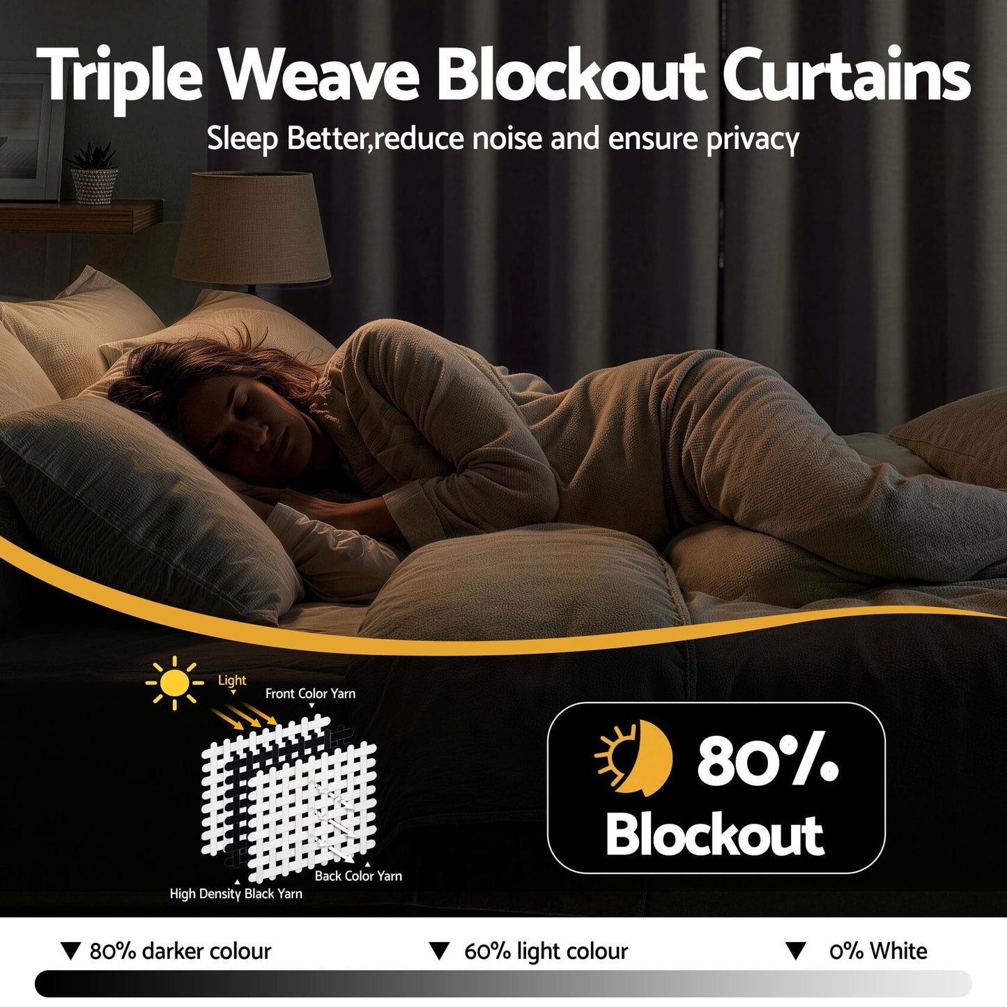 Alona.com.au Home & Garden > Curtains > Curtains & Drapes Artiss Blockout Curtains 2X 132x213cm Thermal Insulated Eyelet Drapes Beige