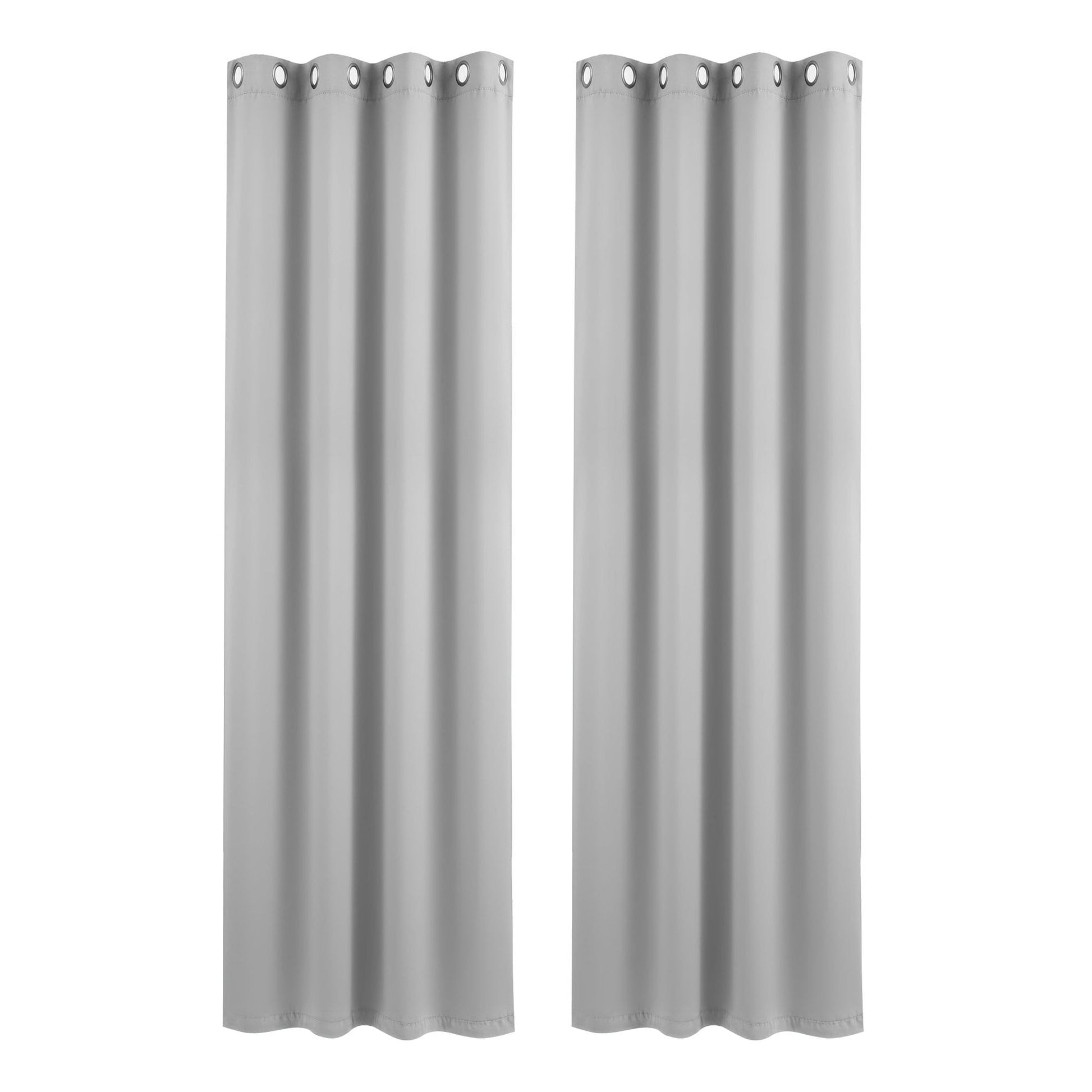 Alona.com.au Home & Garden > Curtains > Curtains & Drapes Artiss Blockout Curtains 2X 132x213cm Thermal Insulated Eyelet Drapes Grey