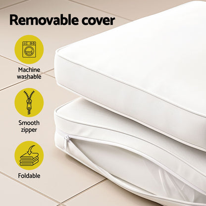 Alona.com.au Home & Garden > Decor > Cushions & Throws Gardeon Outdoor Chaise Lounge Cushion Lounge Chair Pad Sunbed Mattress Beige