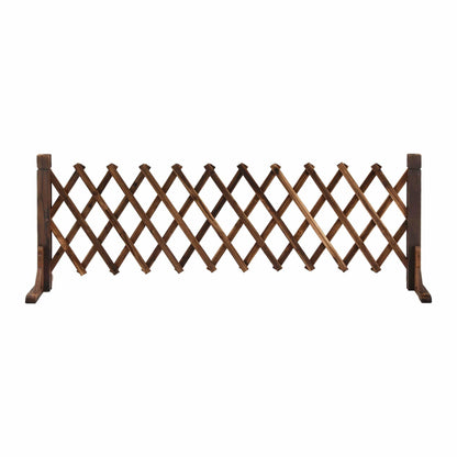 Alona.com.au Home & Garden > Decor > Garden Ornaments Gardeon Garden Fences Expandable Wooden Trellis Fence Plant Frame 160cm Brown