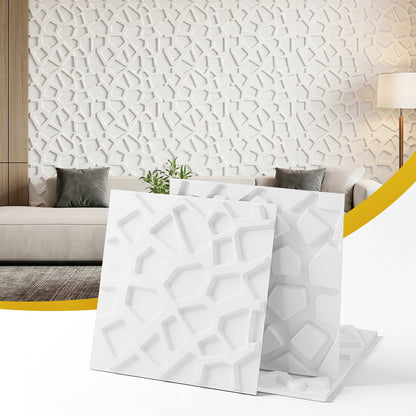 Alona.com.au Home & Garden > Decor > Wallpaper Artiss 3D Wall Panels PVC Decorative Panels 50x50cm Set of 15 Feature Wall Poly