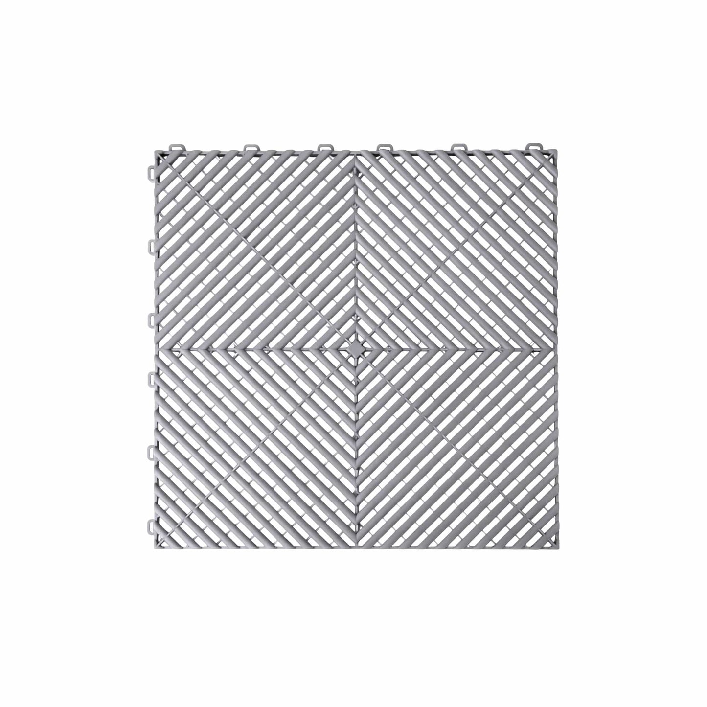 Alona.com.au Home & Garden > DIY > Flooring Giantz 20PCS Garage Floor Tiles Interlocking Drainage Non-Slip Tiles Heavy Duty for Workshop Grey