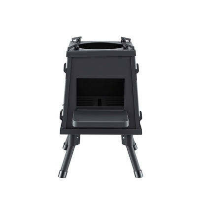 Alona.com.au Home & Garden > Firepits > Fire Pits Grillz Fire Pit BBQ Portable Outdoor Fireplace Metal Camping Stove for Boiling Water, BBQ, Picnics