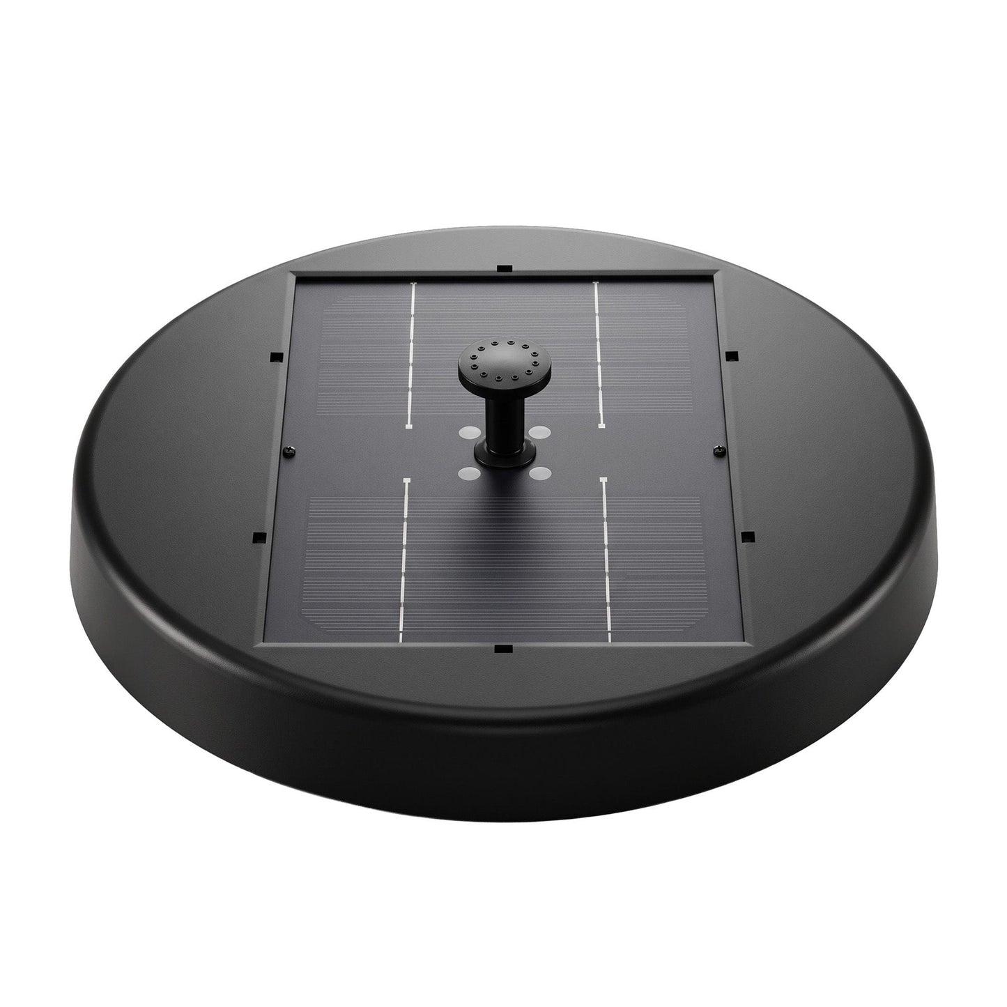 Alona.com.au Home & Garden > Fountains > Fountains & Ponds Gardeon Solar Fountain Pumps Bird Bath Battery Backup LED Remote Black 27cm