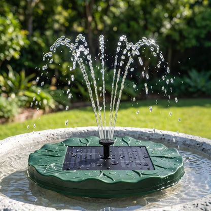 Alona.com.au Home & Garden > Fountains > Fountains & Ponds Gardeon Solar Fountain Pumps Bird Bath Floating Lotus Desig Water Feature 31cm