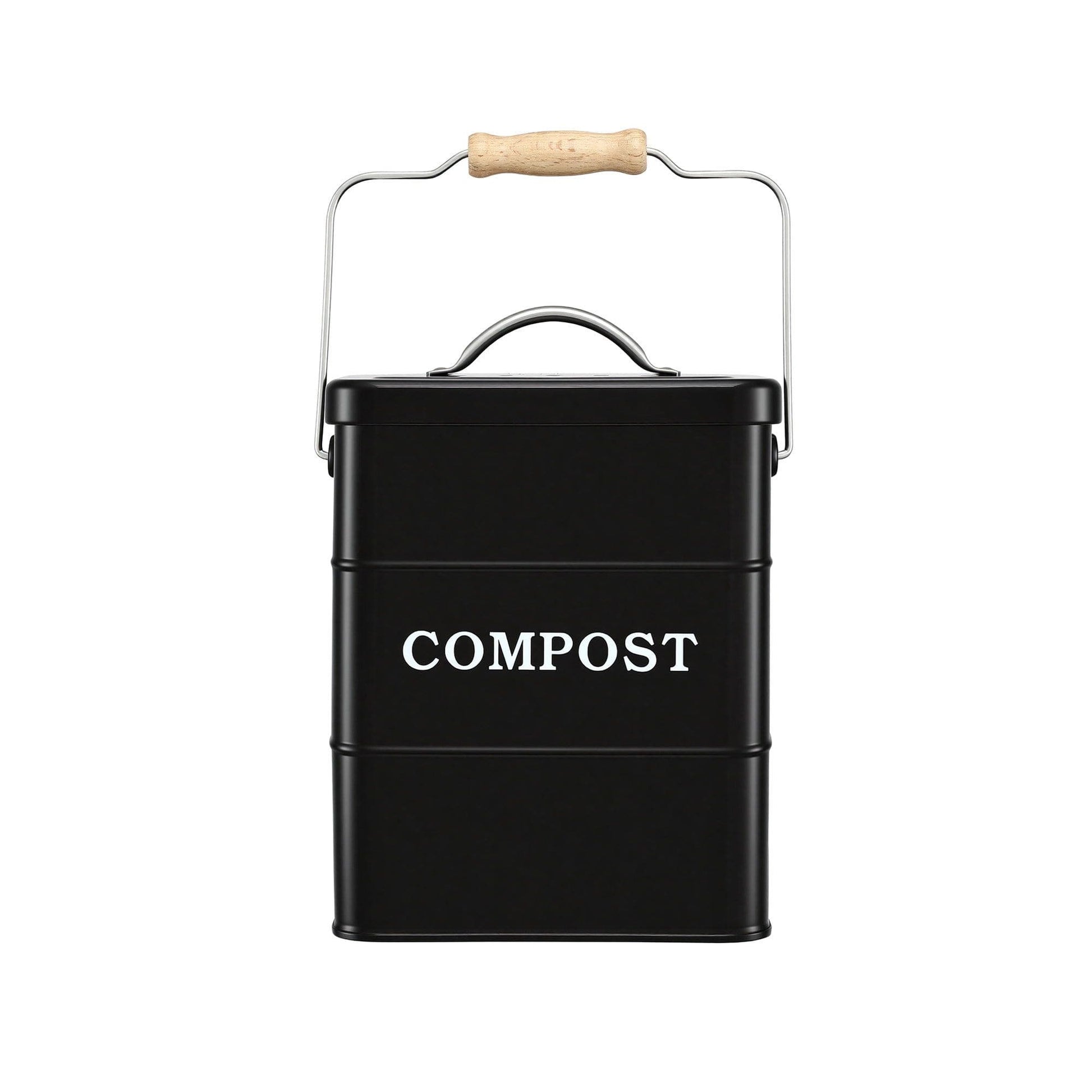 Alona.com.au Home & Garden > Garden Tools > Gardening Accessories Gardeon 5L Compost Bin Kitchen Countertop Food Waste Caddy Black