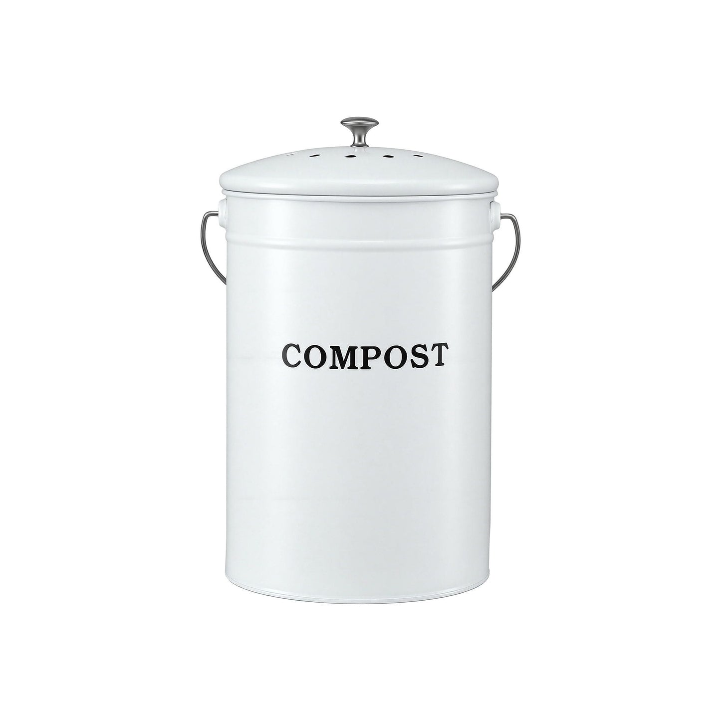Alona.com.au Home & Garden > Garden Tools > Gardening Accessories Gardeon Compost Bin Kitchen Compost Caddy Food Waste Bin Bench White