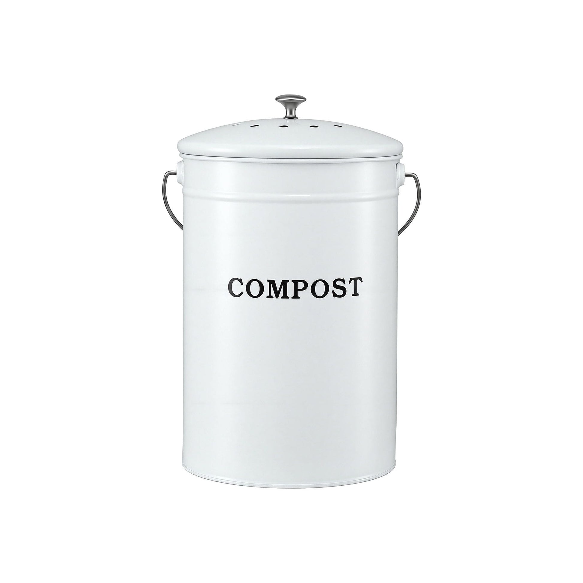 Alona.com.au Home & Garden > Garden Tools > Gardening Accessories Gardeon Compost Bin Kitchen Compost Caddy Food Waste Bin Bench White