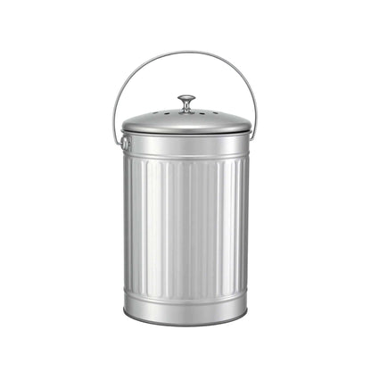 Alona.com.au Home & Garden > Garden Tools > Gardening Accessories Gardeon Compost Bin Kitchen Countertop Food Waste Caddy 6L Silver