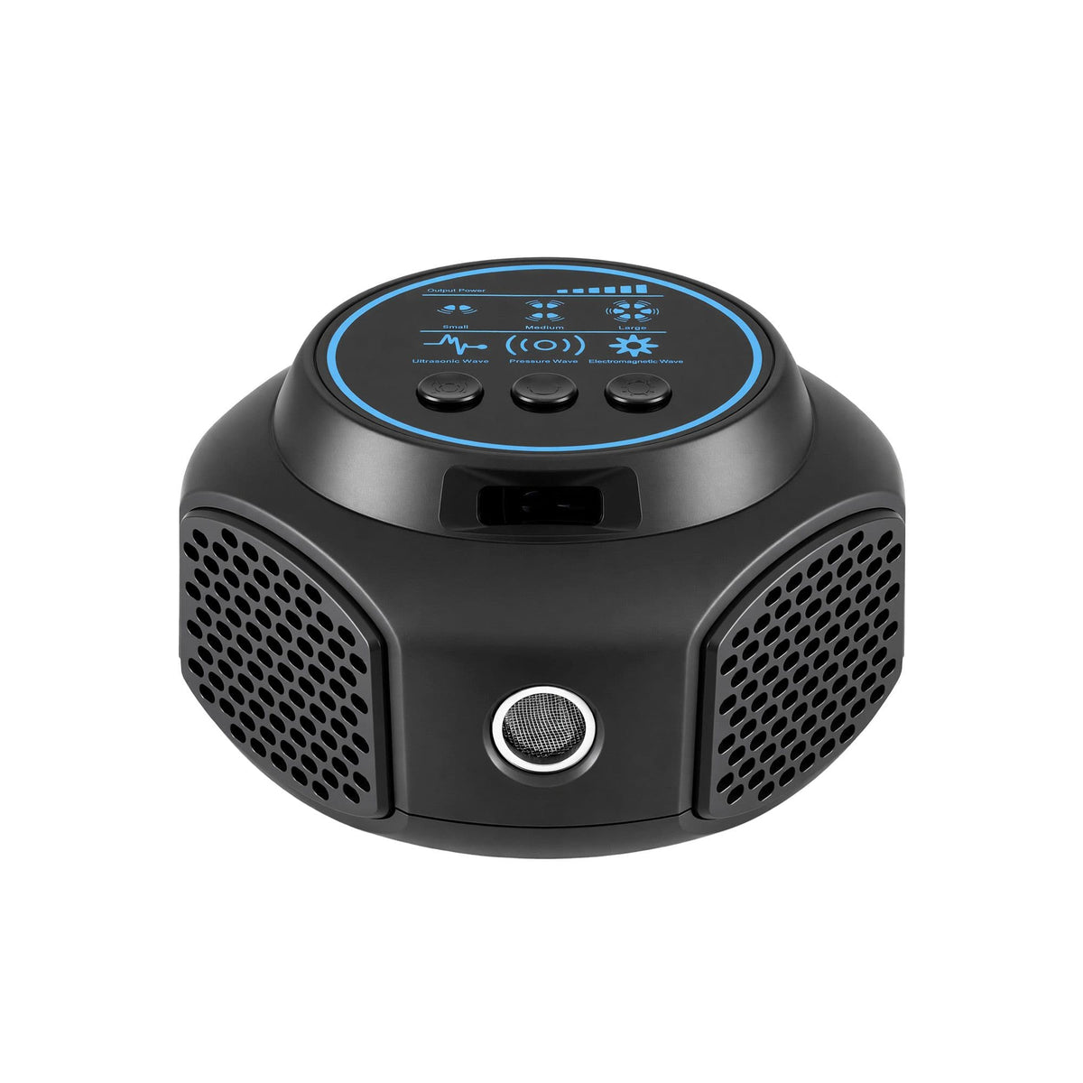 Alona.com.au Home & Garden > Garden Tools > Gardening Tools Gardeon Ultrasonic Rat Repeller 360 Degree 4 Modes Pest Repeller Black