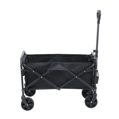 Alona.com.au Home & Garden > Garden Tools > Spreaders & Wheelbarrows Gardeon Garden Cart Folding Trolley Camping Wagon Barrow Outdoor Beach Black