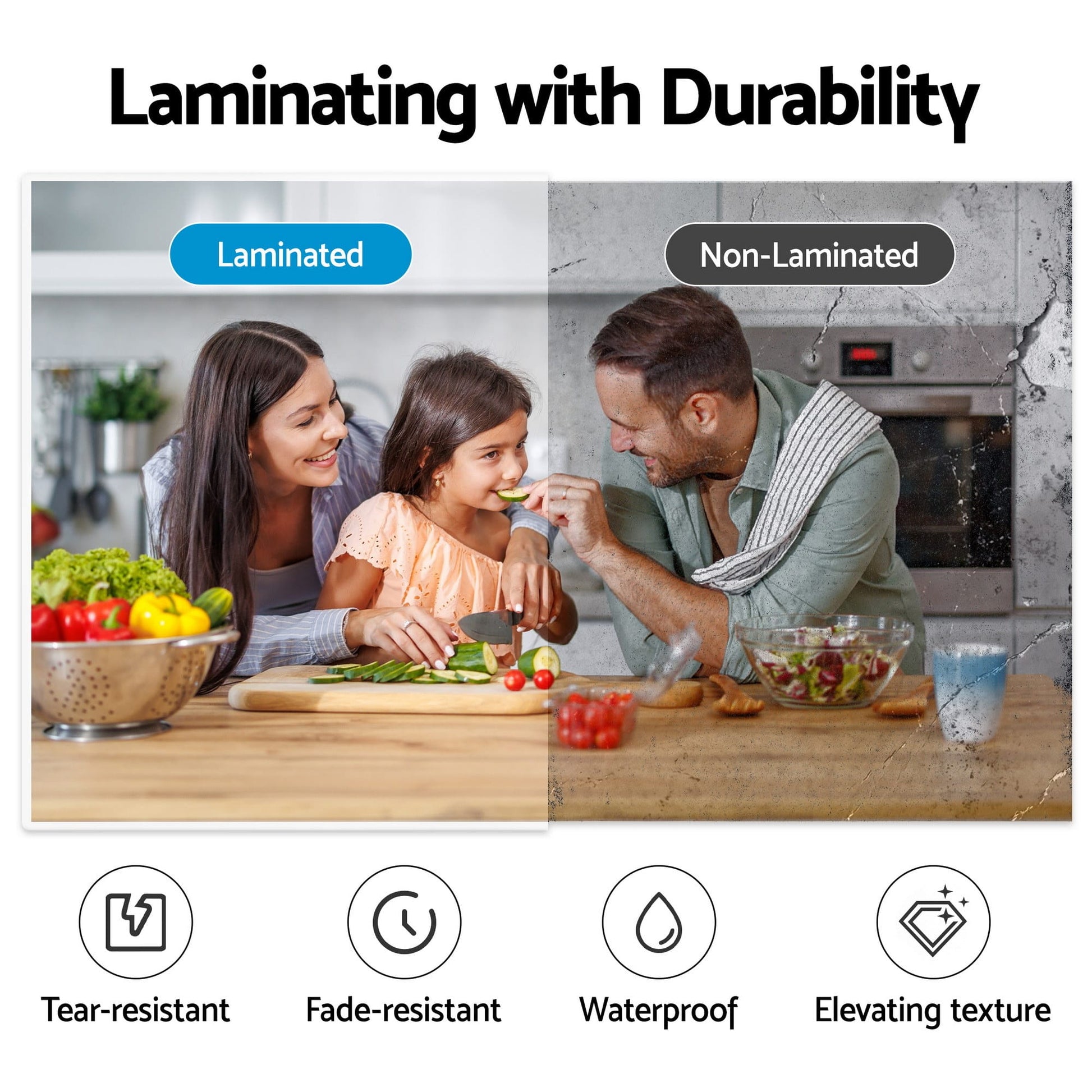 Alona.com.au Home & Garden > Home Office Accessories > Laminators Devanti A4 Laminator Machine, Hot & Cold Thermal Fast Lamination Anti-Jam Laminator for Office School Home Document Photo Card Handmade A4 A5 A6, White